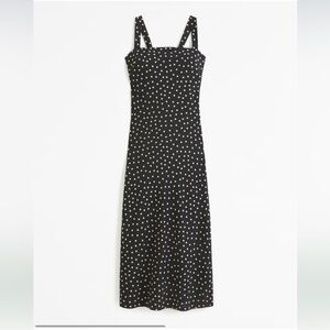 NWT Abercrombie Crepe Slip MIDI Dress